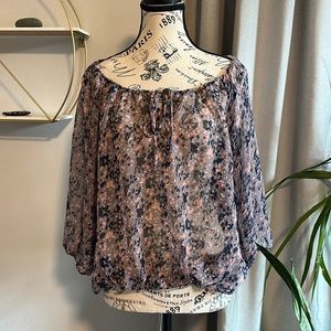 Floral patterned shirt